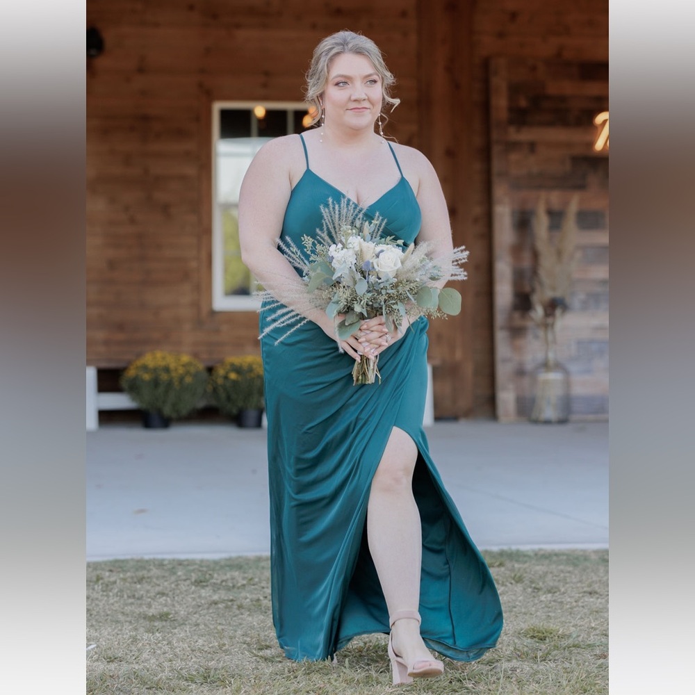 Bridesmaid Dress, Wedding Guest Dress, Azazie Dress, green dress